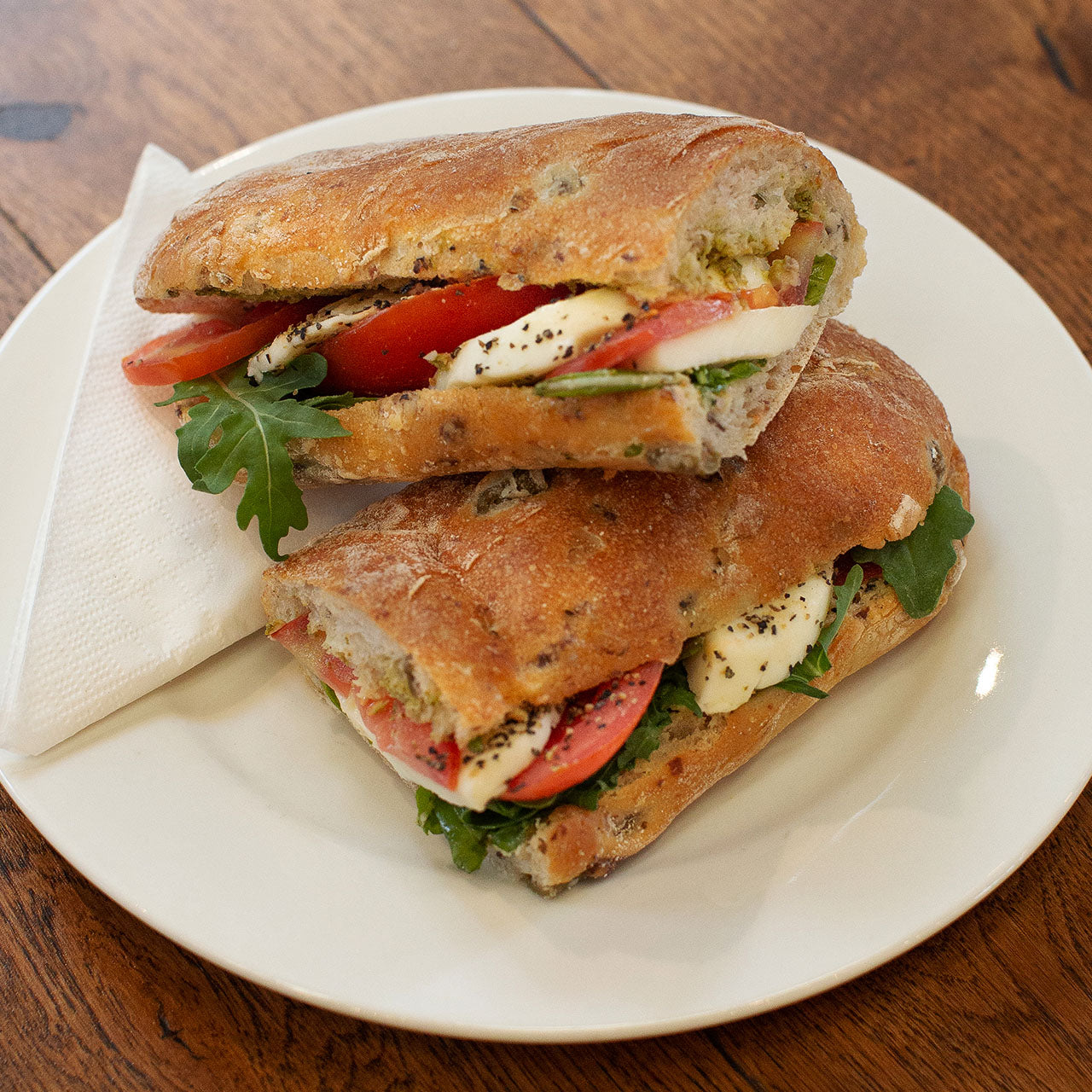 Tomato & Mozzarella on Ciabatta Sandwich