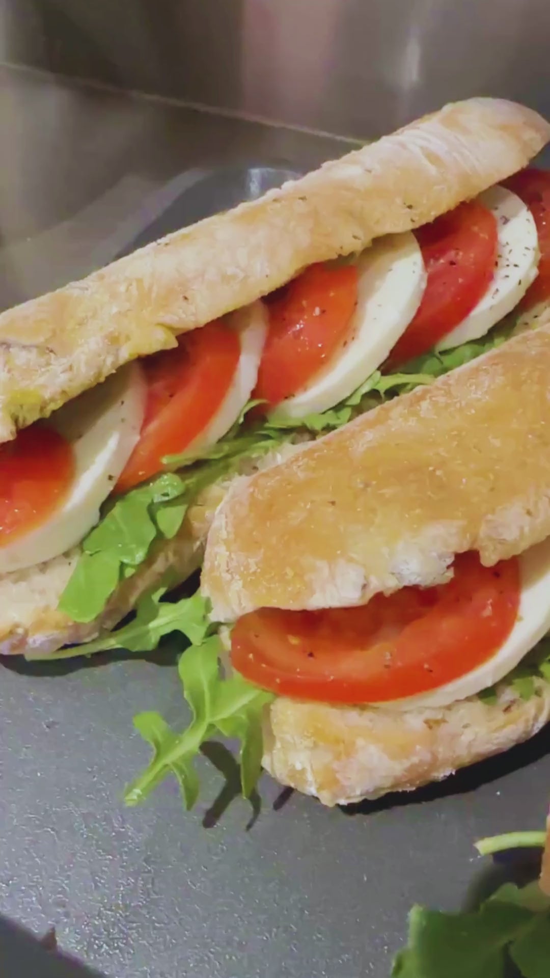 Tomato & Mozzarella on Ciabatta Sandwich